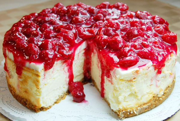 cherry cheesecake
